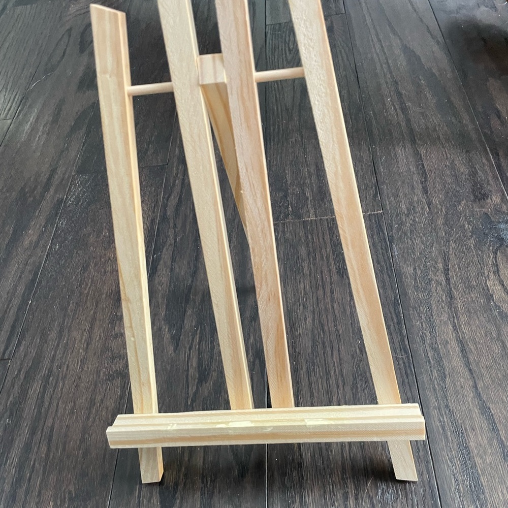 Natural Wood Kids Easel